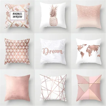 Ins Retro Rose Gold Pink Simple Square Hug Pillowcase Car Sofa Cushion Cover Polyester Peach Skin Pillowcases Home Decoration
Ins Retro Rose Gold Pink Simple Square Hug Pillowcase Car Sofa Cushion Cover Polyester Peach Skin Pillowcases Home Decoration