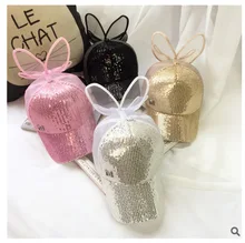 Han Edition parent-child Cap spring/summer Day Adult M Bowknot Rabbit Ears Sequins Mesh Hat Baseball Cap Baby Together
Han Edition parent-child Cap spring/summer Day Adult M Bowknot Rabbit Ears Sequins Mesh Hat Baseball Cap Baby Together