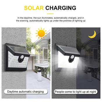 1/2/4pcs 40LED solar light IP65 PIR Motion Sensor wall lamp sun powered Garden Outdoor Lighting Emergency street light 2020 new 
1/2/4pcs 40LED solar light IP65 PIR Motion Sensor wall lamp sun powered Garden Outdoor Lighting Emergency street light 2020 new