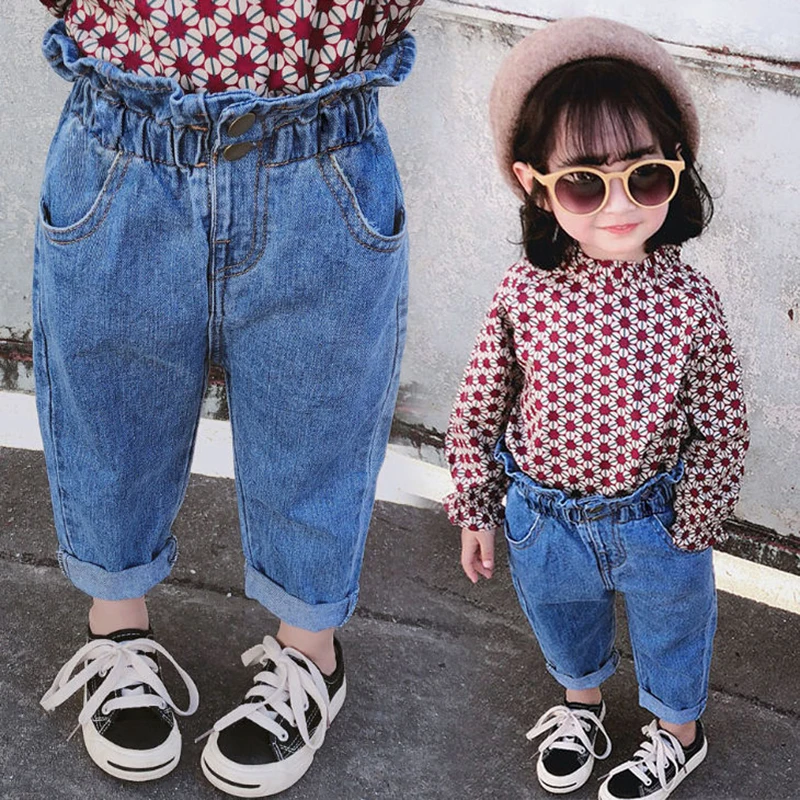Girls Jeans Kids Autumn Spring Clothes Trousers Children Denim Pants for Baby Girl Jeans button toddlers 80~140
Girls Jeans Kids Autumn Spring Clothes Trousers Children Denim Pants for Baby Girl Jeans button toddlers 80~140