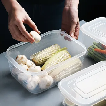 Rectangular Transparent Thickened Sealed Food Storage Box With Lid, Food Grade Pp Plastic Storage Box
Rectangular Transparent Thickened Sealed Food Storage Box With Lid, Food Grade Pp Plastic Storage Box