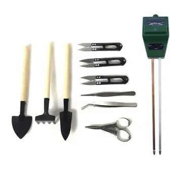 12 in 1 Soil Meter(3-in-1 Moisture Sensor/Sunlight/pH,9pcs Tools)Include Pruner,Fold Scissors,Mini Rake,Bud & Leaf Trimmer Set
12 in 1 Soil Meter(3-in-1 Moisture Sensor/Sunlight/pH,9pcs Tools)Include Pruner,Fold Scissors,Mini Rake,Bud & Leaf Trimmer Set