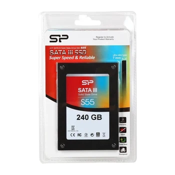 SSD Silicon Power S55 SP240GBSS3S55S25 SSD, 2.5 ", 240GB, SATA-III, Read: 550 Mb / s, Write: 440 Mb / s, TLC, TRIM, NCQ, PS3108
SSD Silicon Power S55 SP240GBSS3S55S25 SSD, 2.5 ", 240GB, SATA-III, Read: 550 Mb / s, Write: 440 Mb / s, TLC, TRIM, NCQ, PS3108