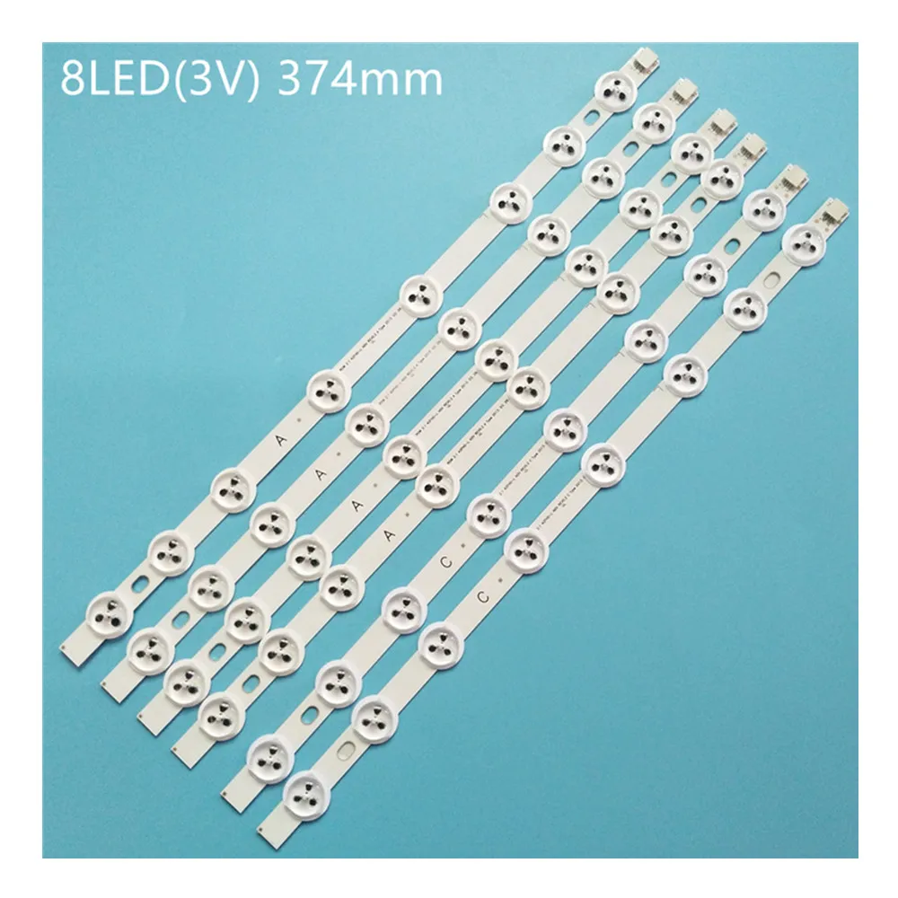 374mm 8 LED Backlight Lamp strip For Hitachi 42" TV Innotek 42FHD-L NDV REV0.2 42HXT12U VES420UNDL-N01 42HXT12U LED42F7275
374mm 8 LED Backlight Lamp strip For Hitachi 42" TV Innotek 42FHD-L NDV REV0.2 42HXT12U VES420UNDL-N01 42HXT12U LED42F7275