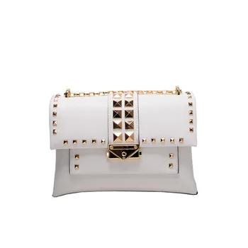 2019 New Fashion Soft Leather Elegant Women Bags Handbags Genuine Leather Small Rivet Crossbody Bags for Women Shoulder Bag 
2019 New Fashion Soft Leather Elegant Women Bags Handbags Genuine Leather Small Rivet Crossbody Bags for Women Shoulder Bag