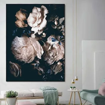 Modern Elegant Pink Rose In Darkness Canvas Painting Flower Cuadros Print For Living Room Bedroom Aisle Abstract Wall Art Decor
Modern Elegant Pink Rose In Darkness Canvas Painting Flower Cuadros Print For Living Room Bedroom Aisle Abstract Wall Art Decor