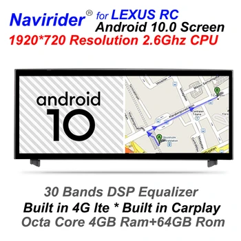 4GB RAM Android 10 Car Multimedia Audio Head Unit For Lexus RC F Sport 200t RC300 2016 RC200t RC350 Touch Screen GPS Navigation
4GB RAM Android 10 Car Multimedia Audio Head Unit For Lexus RC F Sport 200t RC300 2016 RC200t RC350 Touch Screen GPS Navigation