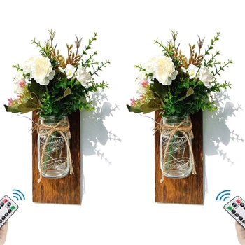 Rustic LED Sconces Handmade White Yellow Peony Lights Wall Art Remote Control R9JC
Rustic LED Sconces Handmade White Yellow Peony Lights Wall Art Remote Control R9JC