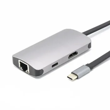 Type-c to HDMI converter USB C HUB Type C To HDMI USB 3.0 HUB thunderbolt RJ45 Adapter for MacBook
Type-c to HDMI converter USB C HUB Type C To HDMI USB 3.0 HUB thunderbolt RJ45 Adapter for MacBook