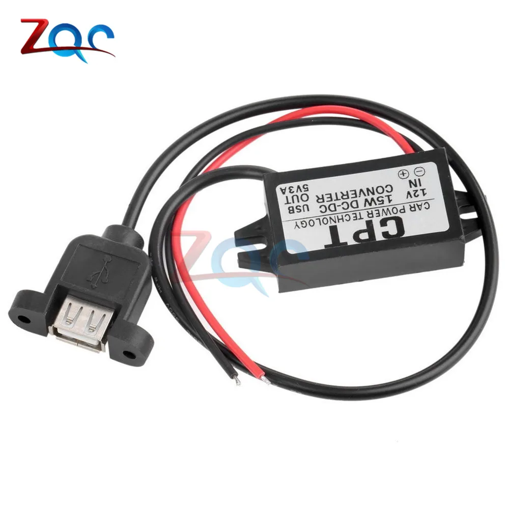 Male USB Output DC-DC Converter Regulator 15W 12V to 5V 3A Max Step Down Buck Power Supply Adapter Low Heat Auto Car Protection
Male USB Output DC-DC Converter Regulator 15W 12V to 5V 3A Max Step Down Buck Power Supply Adapter Low Heat Auto Car Protection