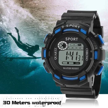 Multifunctional Outdoor Sports men's Electronic Watch Waterproof Silicone Strap Luminous LED Display Watch Kids Watches Digital
Multifunctional Outdoor Sports men's Electronic Watch Waterproof Silicone Strap Luminous LED Display Watch Kids Watches Digital