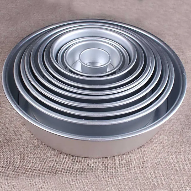 Kitchen Mini DIY Aluminum Alloy Round Cake Pan Removable Bottom Pudding Mold Baking Tools
Kitchen Mini DIY Aluminum Alloy Round Cake Pan Removable Bottom Pudding Mold Baking Tools