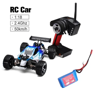

Rc Car 1:18 Wltoys A959 2.4Ghz 4WD 50km/h Machine Radio Controlled Car Crawler Off Road Vehicle Model RTR Toys with 2 Battery