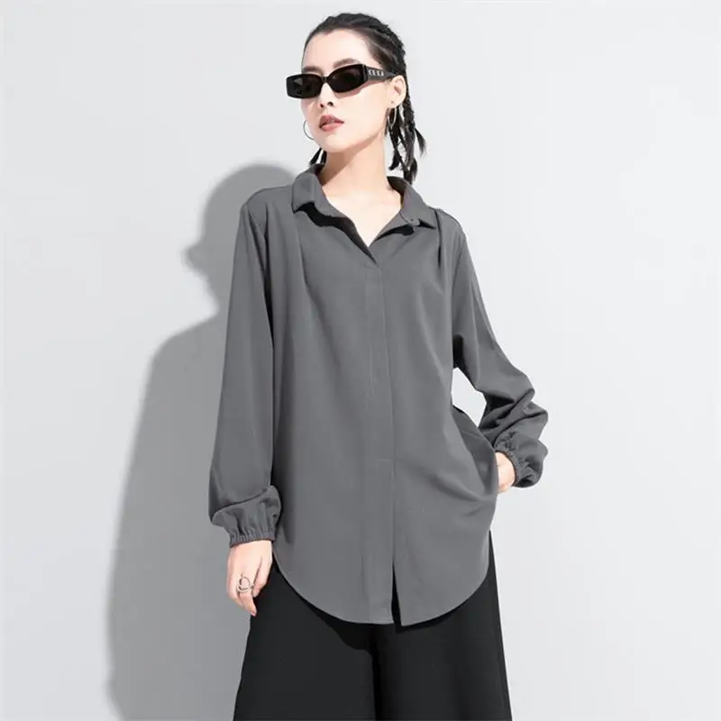 Ladies Long Sleeve Shirt Spring And Autumn New European And American Fashion Trend Leisure Loose Large Size Long Sleeve Shirt
Ladies Long Sleeve Shirt Spring And Autumn New European And American Fashion Trend Leisure Loose Large Size Long Sleeve Shirt