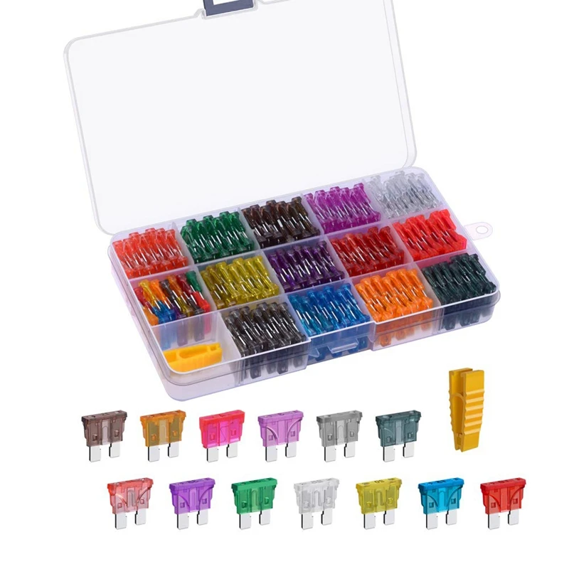130Pcs Standard Blade Car Fuse Assortment,1A 2A 3A 4A 5A 7.5A 10A 15A 20A 25A 30A 35A 40A Auto Medium Blade Fuses Kit - Atc/Apr/
130Pcs Standard Blade Car Fuse Assortment,1A 2A 3A 4A 5A 7.5A 10A 15A 20A 25A 30A 35A 40A Auto Medium Blade Fuses Kit - Atc/Apr/