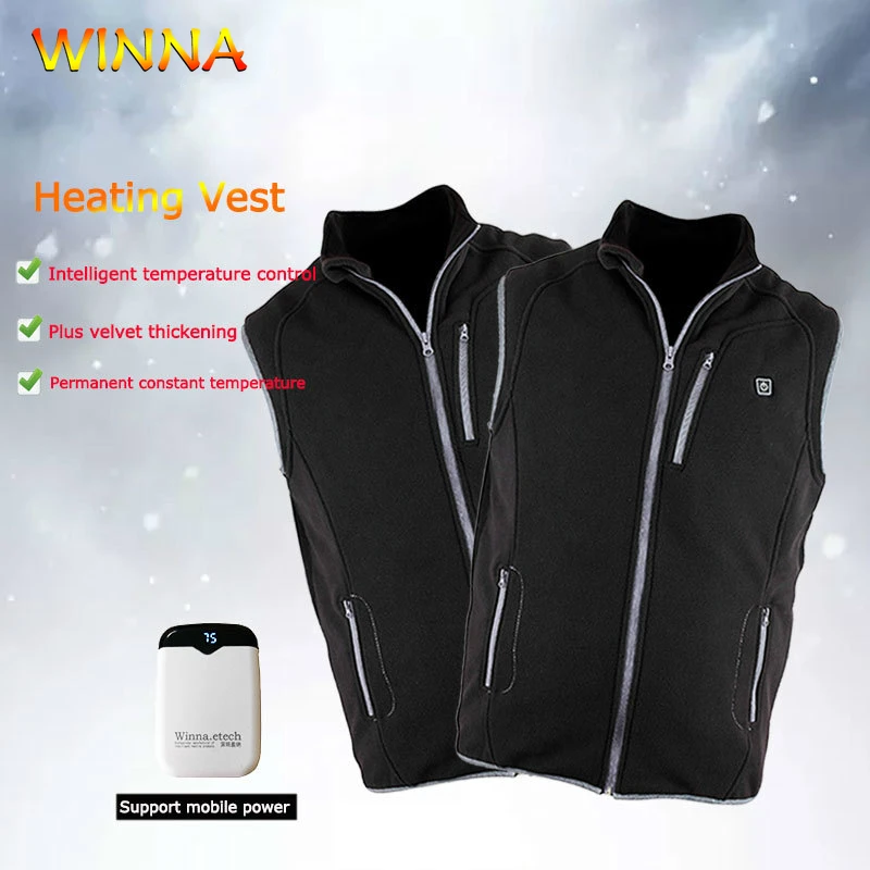 Unisex USB Fleece Heated Hunting Vests with Power Bank Electric Thermal Waistcoat Clothing Heating Vest for Sports Ski Riding
Unisex USB Fleece Heated Hunting Vests with Power Bank Electric Thermal Waistcoat Clothing Heating Vest for Sports Ski Riding