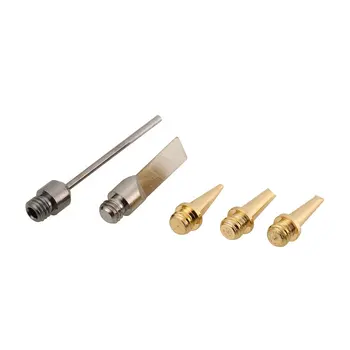 5PCS Aerated Flame Butane Gas Soldering Iron Tips Blow Torch Solder Tip Replacement for Butane Gas Soldering Solder Irons
5PCS Aerated Flame Butane Gas Soldering Iron Tips Blow Torch Solder Tip Replacement for Butane Gas Soldering Solder Irons