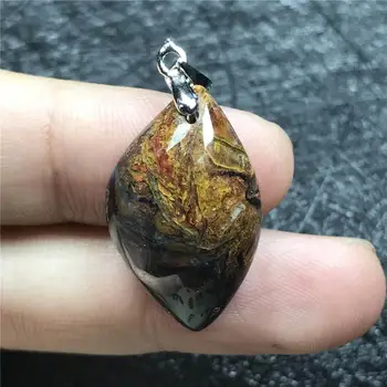 Natural Yellow Pietersite Pendant For Woman Man Horse Eye Crystal 26x16x8mm Namibia Firework Effect Beads Jewelry Pendant AAAAA
Natural Yellow Pietersite Pendant For Woman Man Horse Eye Crystal 26x16x8mm Namibia Firework Effect Beads Jewelry Pendant AAAAA