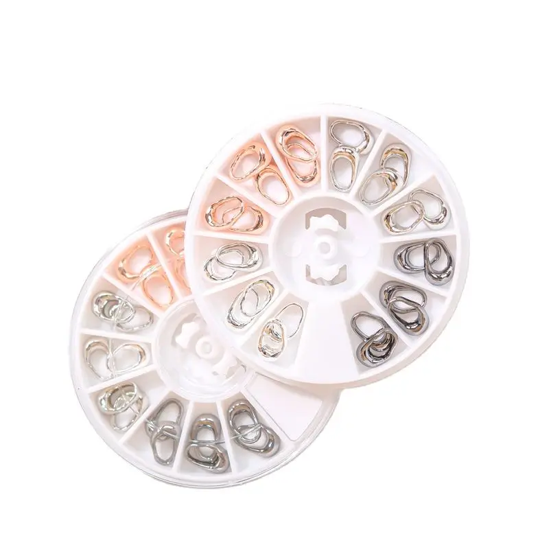 24pcs Vintage Circle design 3D Metallic nail studs / Hollow out charm 10X6MM Frame nail art decal/ Unique Ring nail deco1 Wheel
24pcs Vintage Circle design 3D Metallic nail studs / Hollow out charm 10X6MM Frame nail art decal/ Unique Ring nail deco1 Wheel
