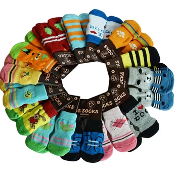 4Pc Warm Puppy Dog Shoes Soft Pet Knits Socks Cute Cartoon Anti Slip Socks For Small Dogs Cat Breathable Pet Products S/M/L
4Pc Warm Puppy Dog Shoes Soft Pet Knits Socks Cute Cartoon Anti Slip Socks For Small Dogs Cat Breathable Pet Products S/M/L