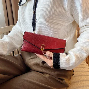 Women's wallet 2019 new Korean version of the stone pattern wallet long folding multifunctional buckle card bag clutch bag
Women's wallet 2019 new Korean version of the stone pattern wallet long folding multifunctional buckle card bag clutch bag