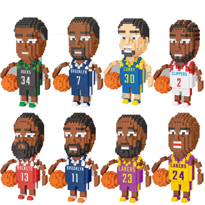 Mini Building Block Figure Diamond Bricks Micro NBAplaying Basketball Player Rudy Gobert Toys DIY Educational Model Curry James
Mini Building Block Figure Diamond Bricks Micro NBAplaying Basketball Player Rudy Gobert Toys DIY Educational Model Curry James