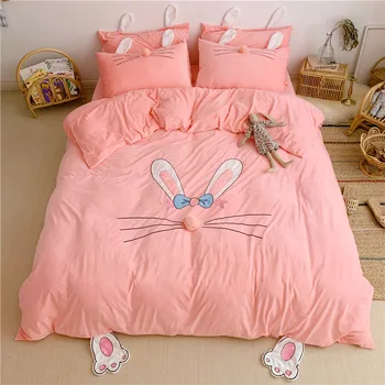 Cartoon Rabbit Unicorn Dinosaur Embroidery Winter Flannel Child Bedding set Fleece Fabric Duvet Cover Bed sheet/Linen Pillowcase
Cartoon Rabbit Unicorn Dinosaur Embroidery Winter Flannel Child Bedding set Fleece Fabric Duvet Cover Bed sheet/Linen Pillowcase