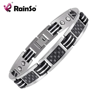 Men Healing Titanium Bracelet Energy Magnetic Bracelet with Carbon Fiber Black For Men And Women OTB-1272B
Men Healing Titanium Bracelet Energy Magnetic Bracelet with Carbon Fiber Black For Men And Women OTB-1272B