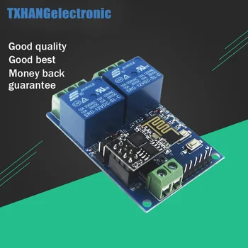 5/12V ESP8266 Esp01 ESP-01 Network 2 Channel Wireless WIFI Relay Module Internet Of Things IOT APP Controller Adapter Board diy
5/12V ESP8266 Esp01 ESP-01 Network 2 Channel Wireless WIFI Relay Module Internet Of Things IOT APP Controller Adapter Board diy