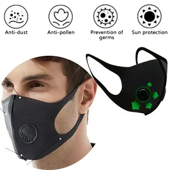 1/2/5/10 Pcs Single valve Respirator Activated Carbon With Filter-Washable Unisex 3D Mesh Filter Structure Black Mask 2020 New
1/2/5/10 Pcs Single valve Respirator Activated Carbon With Filter-Washable Unisex 3D Mesh Filter Structure Black Mask 2020 New