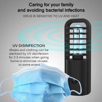 Rechargeable UV Light Ultraviolet Disinfection Lamp Portable UV Sterilization Lamp Household Hotel Pet For Flu Season
Rechargeable UV Light Ultraviolet Disinfection Lamp Portable UV Sterilization Lamp Household Hotel Pet For Flu Season