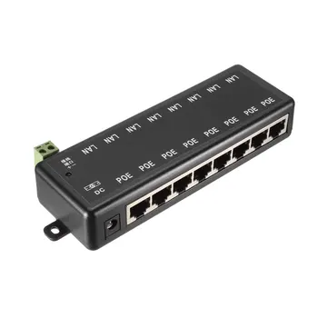 uxcell 8 Port POE Injector Adapter DC 12-48V Power Over Ethernet Injector POE Combiner Power Supply Module Black
uxcell 8 Port POE Injector Adapter DC 12-48V Power Over Ethernet Injector POE Combiner Power Supply Module Black