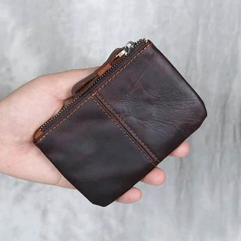 Genuine Leather Mini Coin Purse Men Wallet Slim Vintage Small Man Short Section Casual Card Wallets Little Pouch Bag NUPUGOO
Genuine Leather Mini Coin Purse Men Wallet Slim Vintage Small Man Short Section Casual Card Wallets Little Pouch Bag NUPUGOO