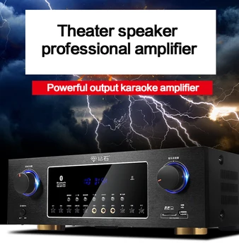 KYYSLB 1200W 220V KTV high-power home singing karaoke amplifier USB card hifi Bluetooth digital home theater speaker amplifier
KYYSLB 1200W 220V KTV high-power home singing karaoke amplifier USB card hifi Bluetooth digital home theater speaker amplifier