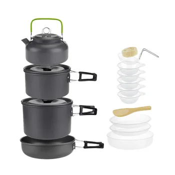 1 Set of Cooking Set Durable Camping Cooking Set Camping Cookware Kit Outdoor Cooking Set Portable Cookers Set for Outdoor Picni
1 Set of Cooking Set Durable Camping Cooking Set Camping Cookware Kit Outdoor Cooking Set Portable Cookers Set for Outdoor Picni