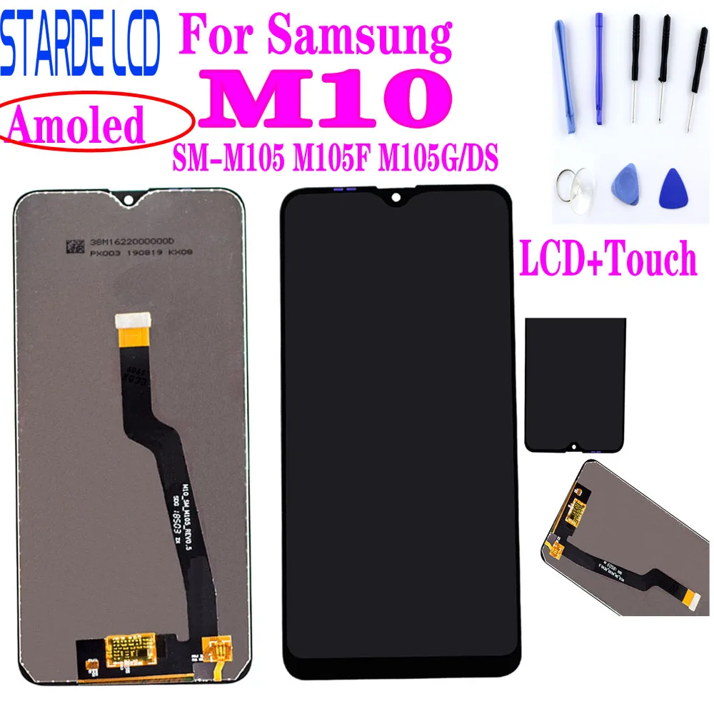 Super Amoled LCD For SAMSUNG M10 SM-M105 M105F M105G/DS LCD Display Touch Screen Digitizer Assembly Screen Replacement
Super Amoled LCD For SAMSUNG M10 SM-M105 M105F M105G/DS LCD Display Touch Screen Digitizer Assembly Screen Replacement