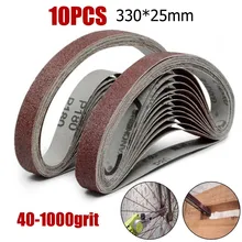 10Pcs 25X330mm Sanding Belt 40-1000Grit Grinding And Polishing For Angle Grinder Sanding Belts For Grinding Polishing
10Pcs 25X330mm Sanding Belt 40-1000Grit Grinding And Polishing For Angle Grinder Sanding Belts For Grinding Polishing
