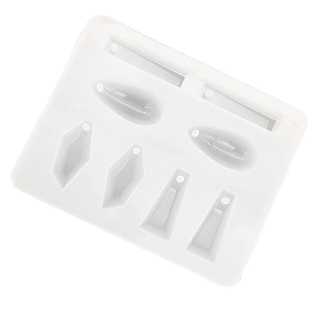 Blesiya 8 Geometric Silicone Pendant Mold Jewelry Resin Casting Mould Tool Blesiya 8 Geometric Silicone Pendant Mold Jewelry Resin Casting Mould Tool
