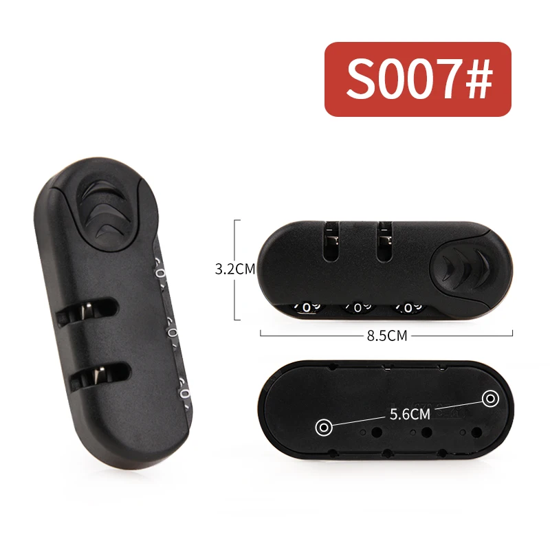 Luggage Travel Code Lock Travel Suitcase Combination Secure combination accessory digital Combination Security black locks
Luggage Travel Code Lock Travel Suitcase Combination Secure combination accessory digital Combination Security black locks
