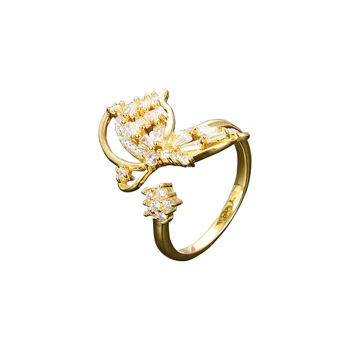 2020 MIQIAO Butterfly Silver Rings For Women Adjustable Diamond Zircon On Fingers Jewellery 925 Sterling Gold Color Dainty Cute
2020 MIQIAO Butterfly Silver Rings For Women Adjustable Diamond Zircon On Fingers Jewellery 925 Sterling Gold Color Dainty Cute