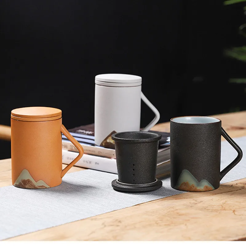 Japanese Tea Mug With Cover Filter Creative TeaCup Office Tea Pot Cup Large Capacity Ceramic Drinkware Home Decor
Japanese Tea Mug With Cover Filter Creative TeaCup Office Tea Pot Cup Large Capacity Ceramic Drinkware Home Decor