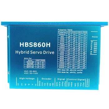HBS860H Closed-Loop Stepper Motor Controller Servo Closed-Loop Stepper Motor Driver Encoder Stepper Motor
HBS860H Closed-Loop Stepper Motor Controller Servo Closed-Loop Stepper Motor Driver Encoder Stepper Motor