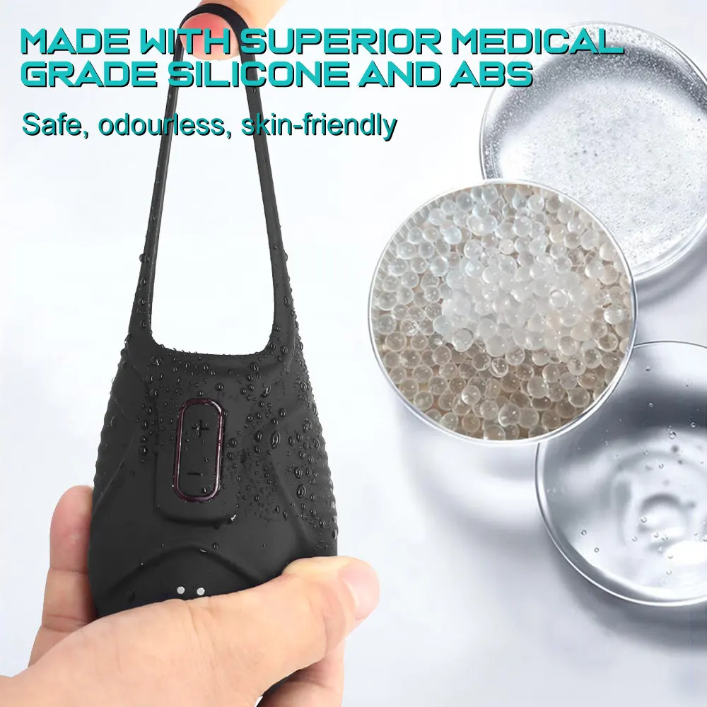 Testicle Vibrator Sex Toys for Men CockRing Delay Ejaculation Ring Male Masturbator Vibrating Penis Sleeve Scrotum Stimulator (6)