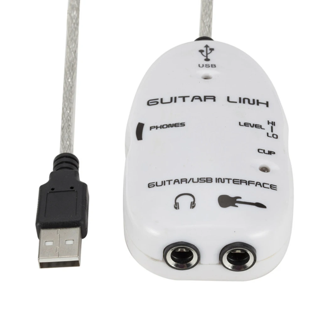 

Electric Guitar Cable Audio USB Link Interface Adapter For MAC/PC Music Recording Accessories for Guitar players