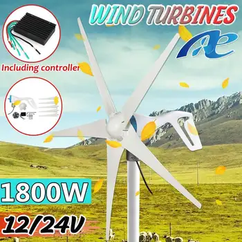 1800W 5 Blades Horizontal Wind Generator S3 Wind Turbines Generator Windmill Energy Turbins Charge with controller for home Camp
1800W 5 Blades Horizontal Wind Generator S3 Wind Turbines Generator Windmill Energy Turbins Charge with controller for home Camp