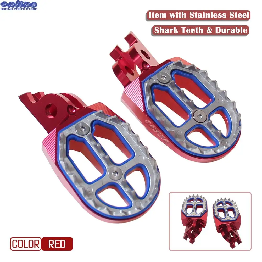Motorcycle Footpeg Foot Pegs Rests Pedal For Honda CR125 CR250 CRF150R CRF250 CRF450R CRF250 450X CR CRF 125 250 450R Pit Bike
Motorcycle Footpeg Foot Pegs Rests Pedal For Honda CR125 CR250 CRF150R CRF250 CRF450R CRF250 450X CR CRF 125 250 450R Pit Bike