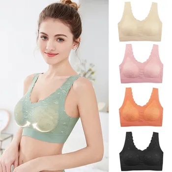 Sexy Wireless Lace Bra For Women Push Up Seamless Stretchy Bralette Breathable Sports Running Bras Comfortable Underwear
Sexy Wireless Lace Bra For Women Push Up Seamless Stretchy Bralette Breathable Sports Running Bras Comfortable Underwear