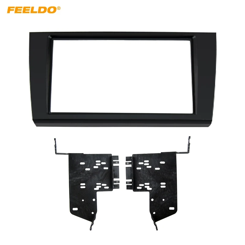 FEELDO Car Radio Fascia Frame Dash Kit для Lexus GS300/400/430 Toyota Aristo (S160) 2Din стерео панель арматура рамка #