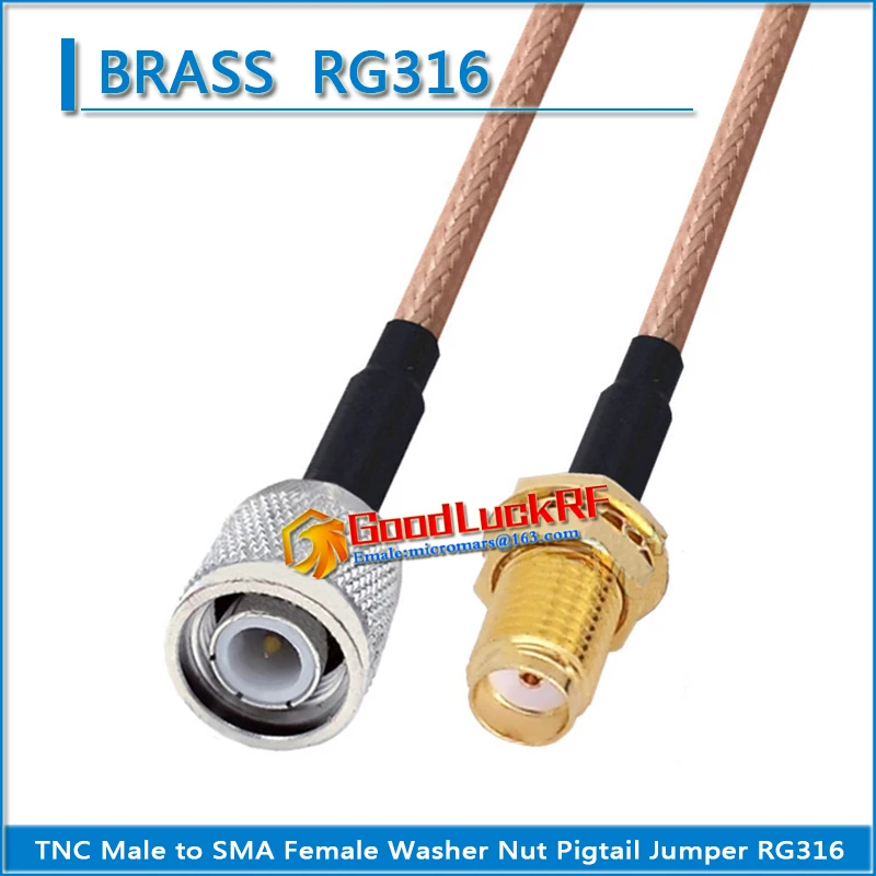 1X Pcs TNC Male to SMA Female Washer O-ring Bulkhead Mount Nut Plug Pigtail Jumper RG316 Extend Cable RF Connector TNC to SMA
1X Pcs TNC Male to SMA Female Washer O-ring Bulkhead Mount Nut Plug Pigtail Jumper RG316 Extend Cable RF Connector TNC to SMA