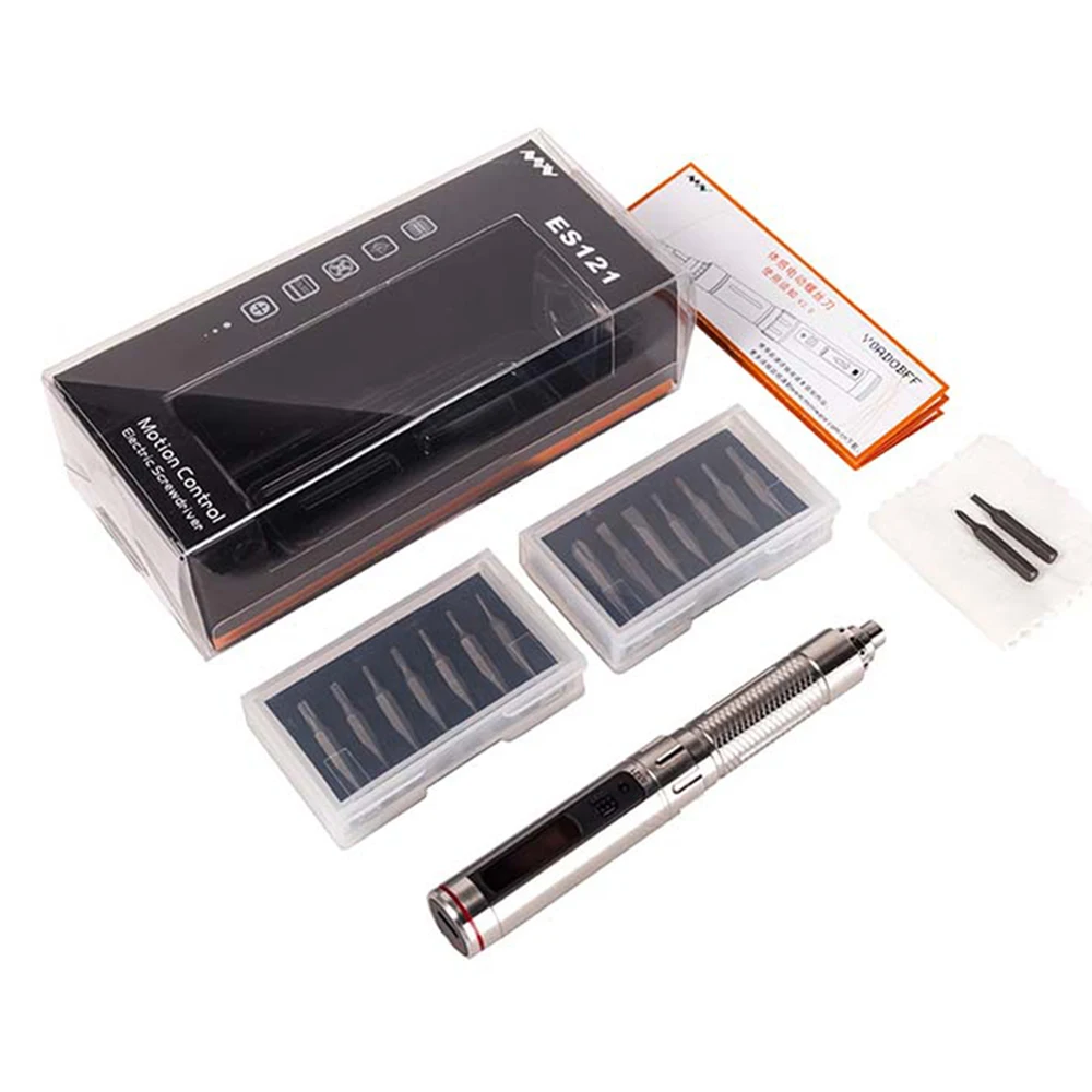 ES121 Mini Precision Cordless Electric Screwdriver Smart Motion Control Power Screwdriver 16pcs 4mm Bit Set ES120 Upgrade
ES121 Mini Precision Cordless Electric Screwdriver Smart Motion Control Power Screwdriver 16pcs 4mm Bit Set ES120 Upgrade